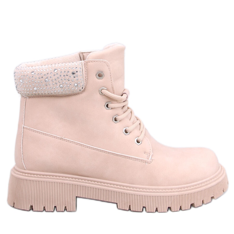Botas isoladas femininas Leode Beige bege