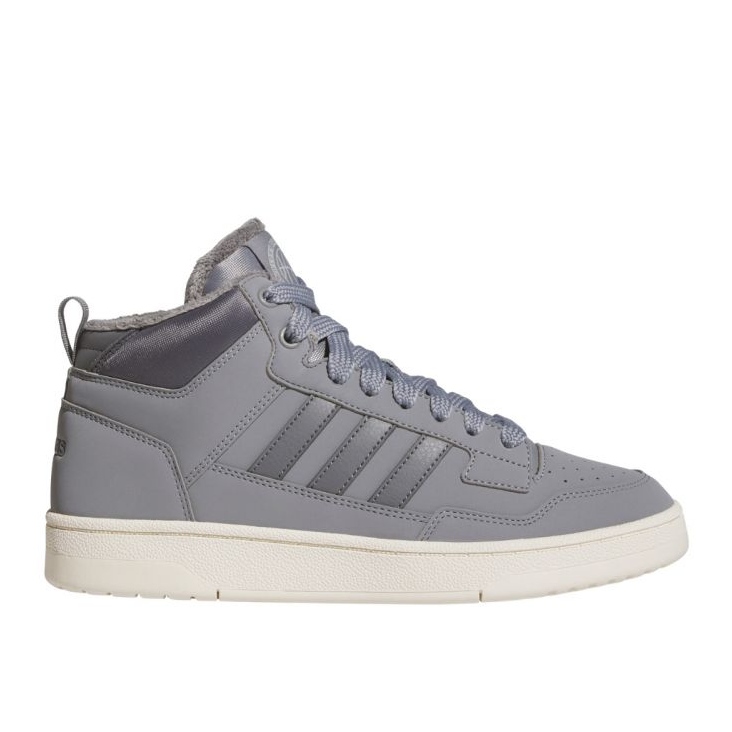 Sapatos Adidas Rapid Court Mid Winterized JR0169 cinza