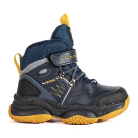 Botas altas e isoladas para menino azul