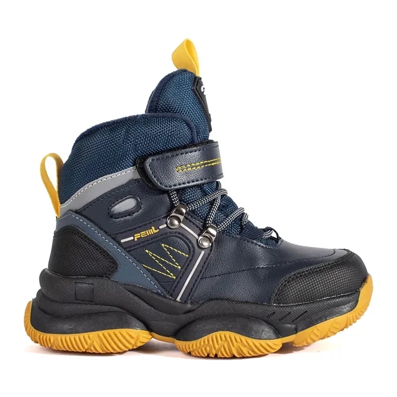 Botas altas e isoladas para menino azul Botas altas e isoladas para menino azul