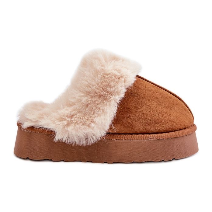 Botas femininas de neve com sola grossa e pele de camelo Doriola castanho Botas femininas de neve com sola grossa e pele de camelo Doriola castanho