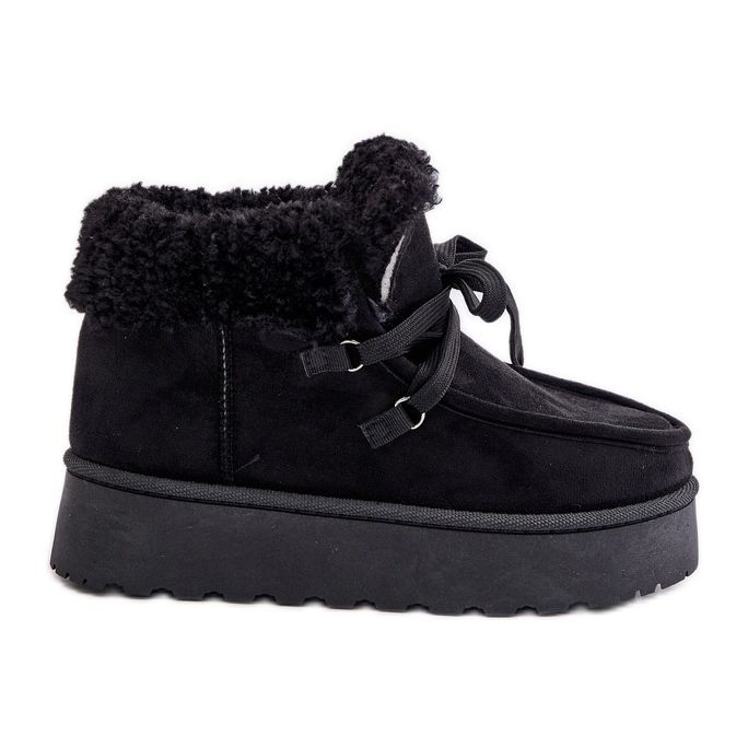 Botas femininas de neve com plataforma e pele, Branek Black Ciabellae preto Botas femininas de neve com plataforma e pele, Branek Black Ciabellae preto
