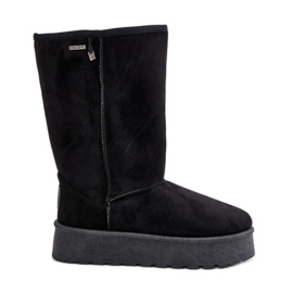 Botas de neve com plataforma alta Big Star OO274895 pretas preto Botas de neve com plataforma alta Big Star OO274895 pretas preto