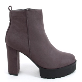 Botas plataforma Rumma Grey cinza