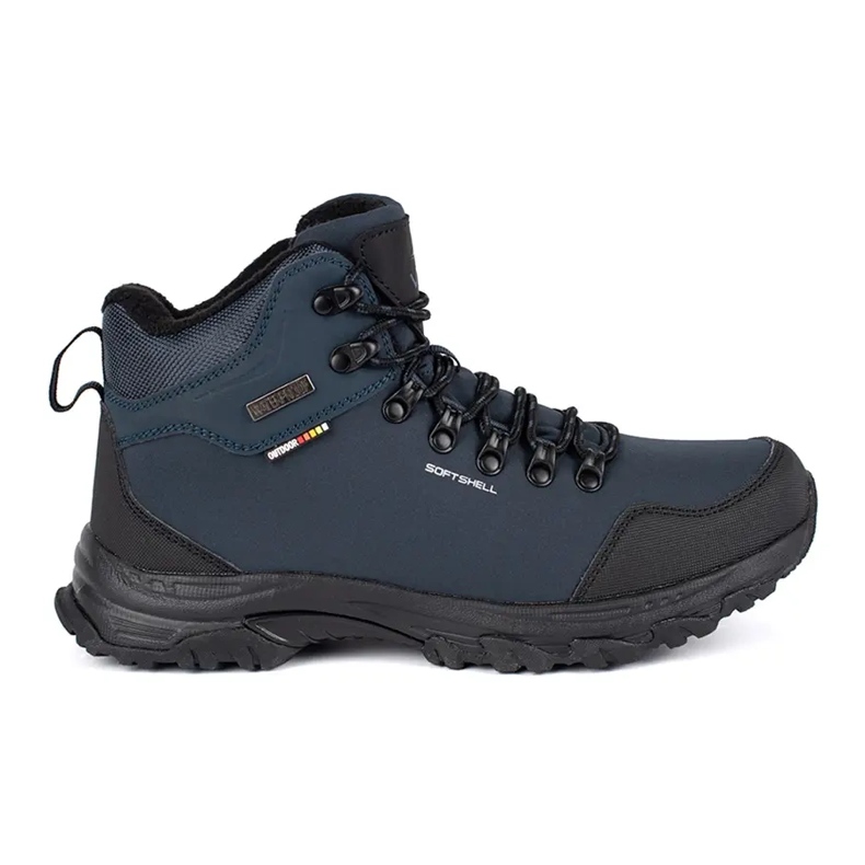 Vico Sapatos de trekking altos azul marinho para homem