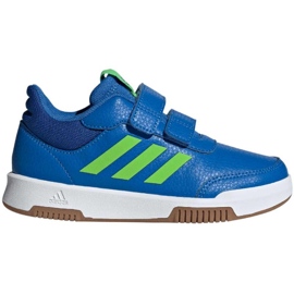 Adidas Tensaur Sport Training sapatos de gancho e laço ID2304 azul
