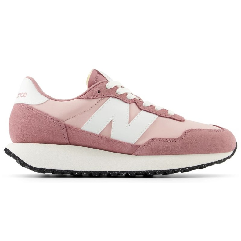 Tênis feminino New Balance Nb 237, calçados esportivos de camurça, rosa (WS237CF)