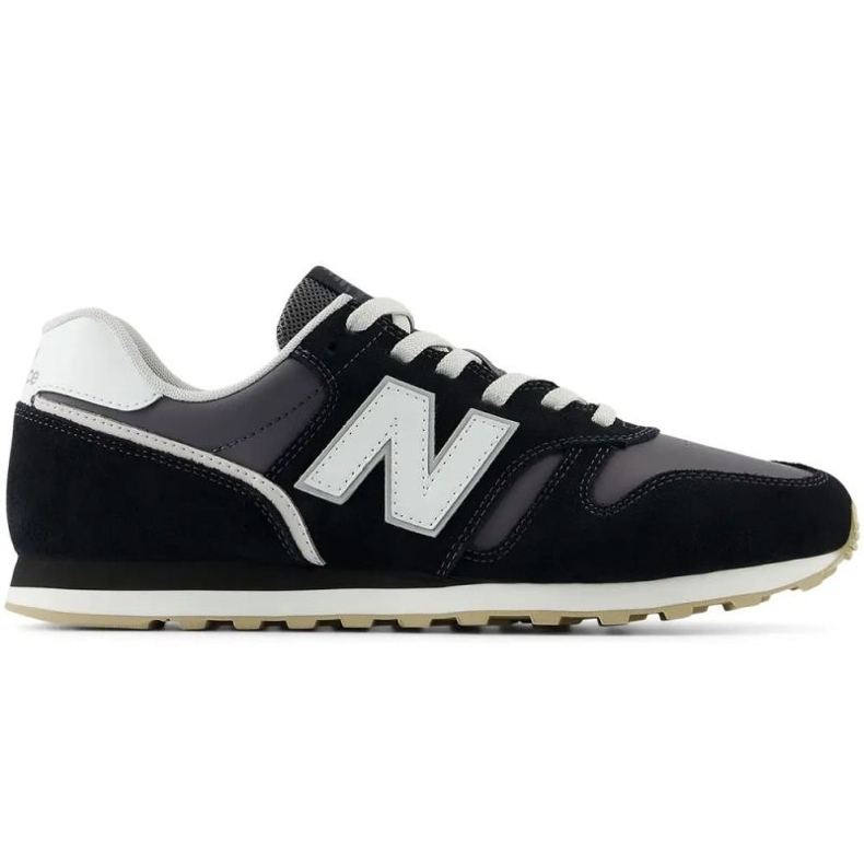 Tênis masculino New Balance Nb 373, calçados esportivos de estilo de vida, preto (ML373AK2)