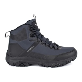 Vico Botas masculinas de inverno com cadarço azul marinho Vico Botas masculinas de inverno com cadarço azul marinho