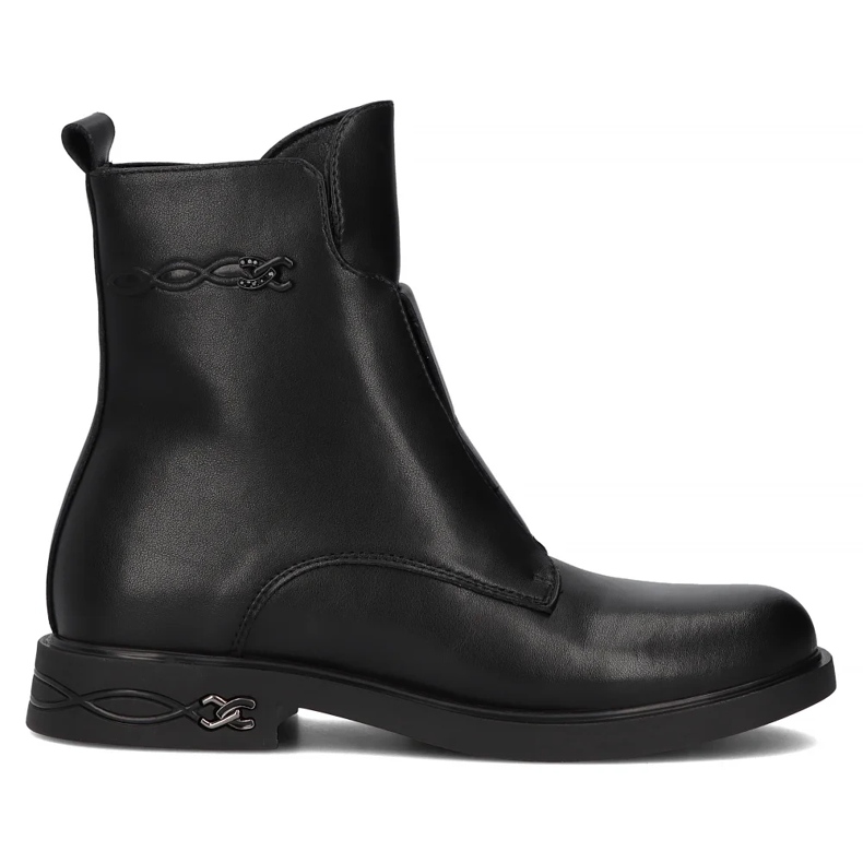 Filippo DBT6527/24 Botas de couro Bk, pretas preto