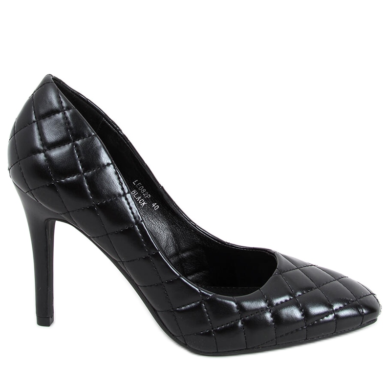 Salto alto feminino acolchoado Modi Black preto