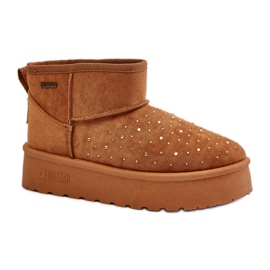 Botas de neve modelo Big Star Camel marrom