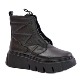 Modelo Zazoo Botas pretas preto Modelo Zazoo Botas pretas preto
