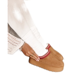 Botas de neve camelo modelo 20219-4B marrom