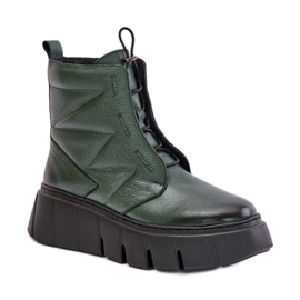 Botins Zazoo 60472 Verde Escuro