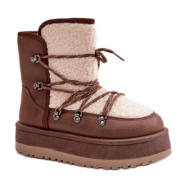 Botas de neve Modelo 24889 Marrom