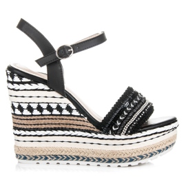 Vices Cunhas étnicas com ornamentos preto