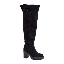 Modelo LQ-76 Botas pretas preto