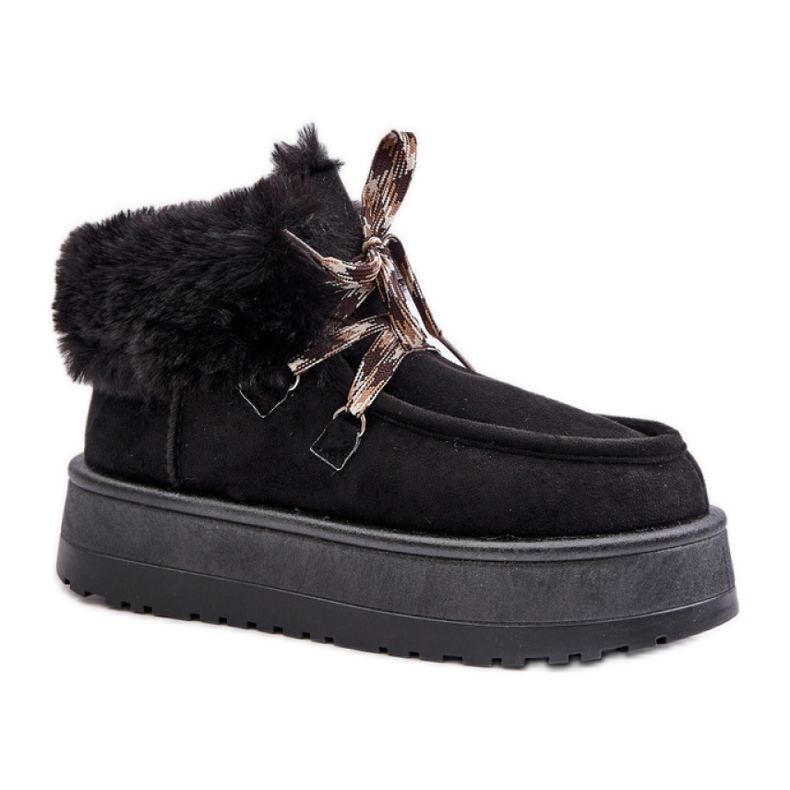 Botas de neve modelo C3016 pretas preto