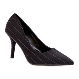 Stilettos Modelo SQC-124 Preto Stilettos Modelo SQC-124 Preto