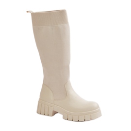 Botas Modelo RQ438 Bege Claro