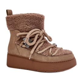 Botas de neve Modelo UK180P Marrom