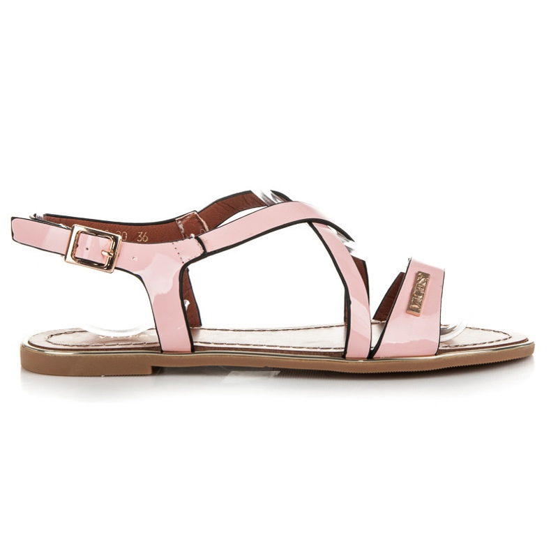 Vices Sandálias Lacadas Pastel rosa