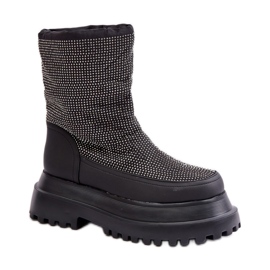 Botas de neve modelo C-274 pretas preto