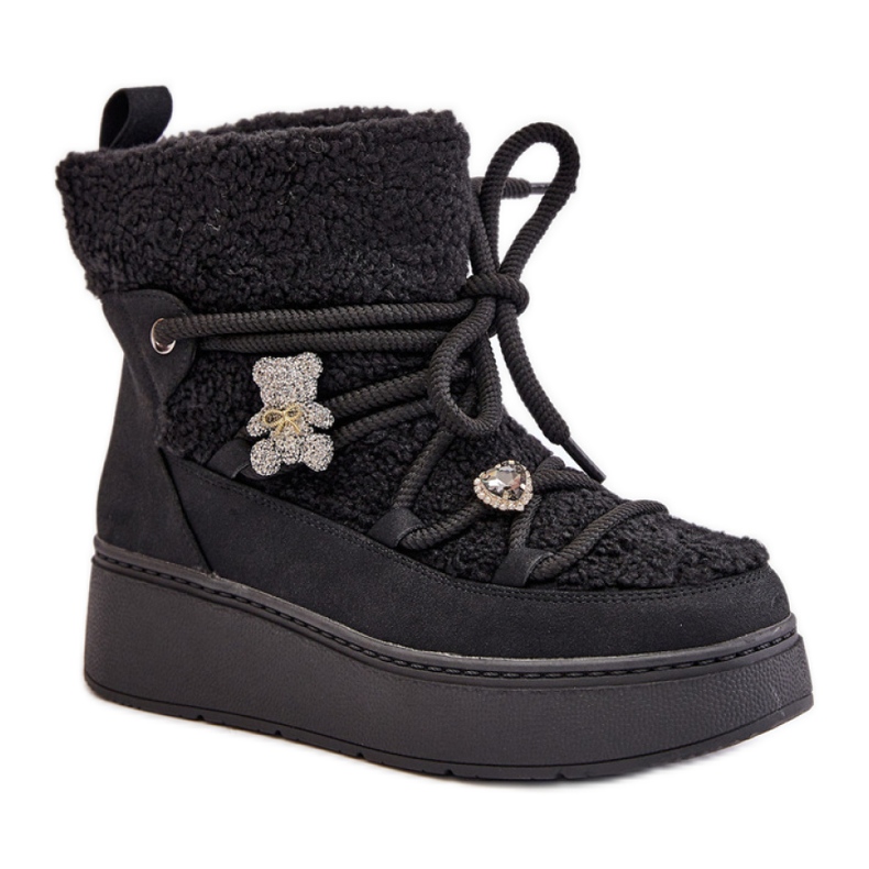 Botas de neve modelo UK180P pretas preto