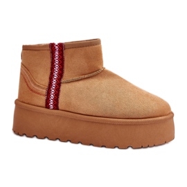 Botas de neve camelo modelo 20221 marrom