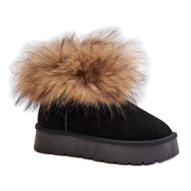 Botas de neve modelo W5893 pretas preto Botas de neve modelo W5893 pretas preto