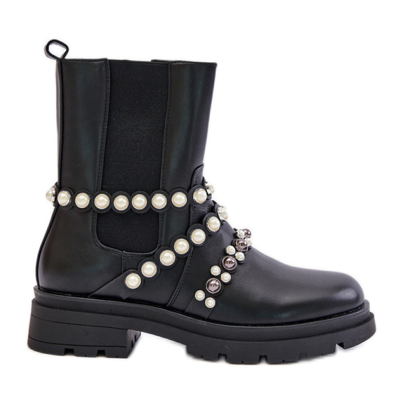 Botas Chelsea Modelo U9AX58090-1 Pretas preto