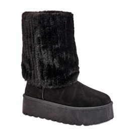 Botas de neve Modelo 24BT30-8021 Pretas preto