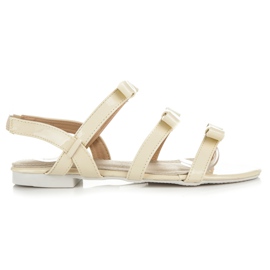 Vices Sandálias Lacadas com Laços amarelo Vices Sandálias Lacadas com Laços amarelo