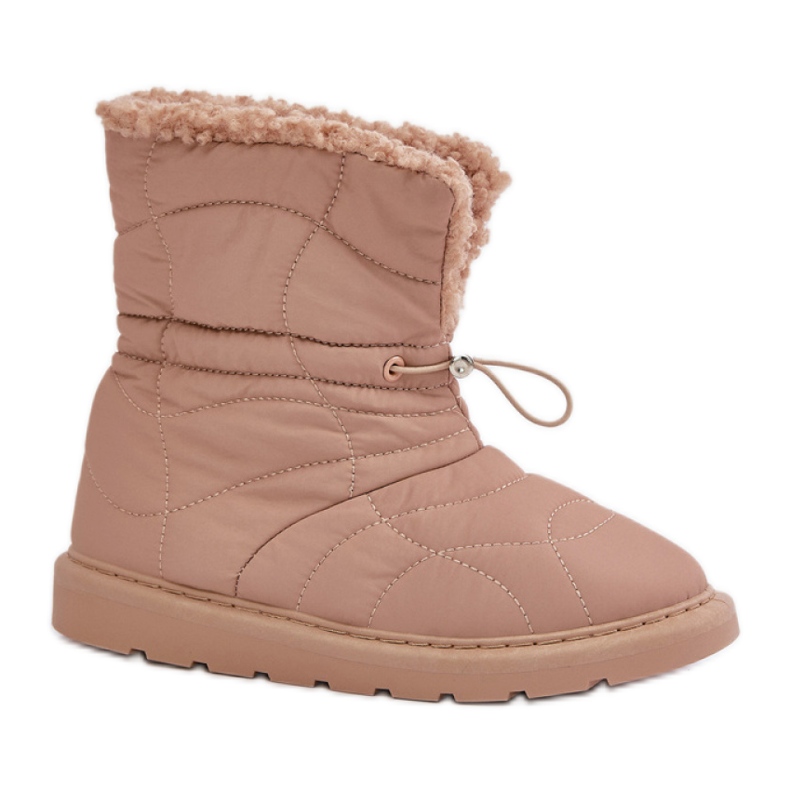 Botas de neve Modelo 6433 Bege - Entre com estilo