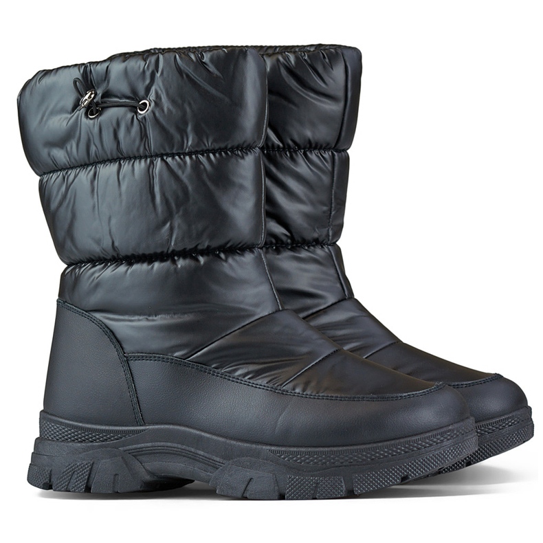 Botas de neve modelo 3537B pretas preto