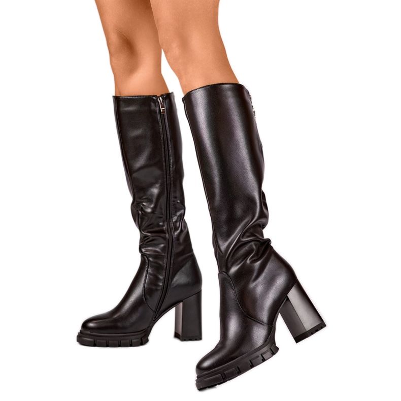 Botas Modelo FL3031B Pretas preto