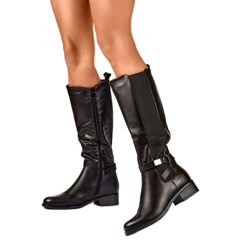 Botas Modelo JK-167B Pretas preto