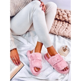Chinelos femininos Rhodes com elástico, rosa