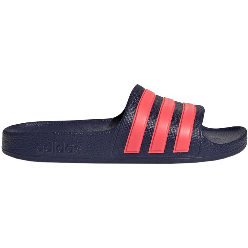 Chinelos infantis Adidas Adilette Aqua, azul marinho