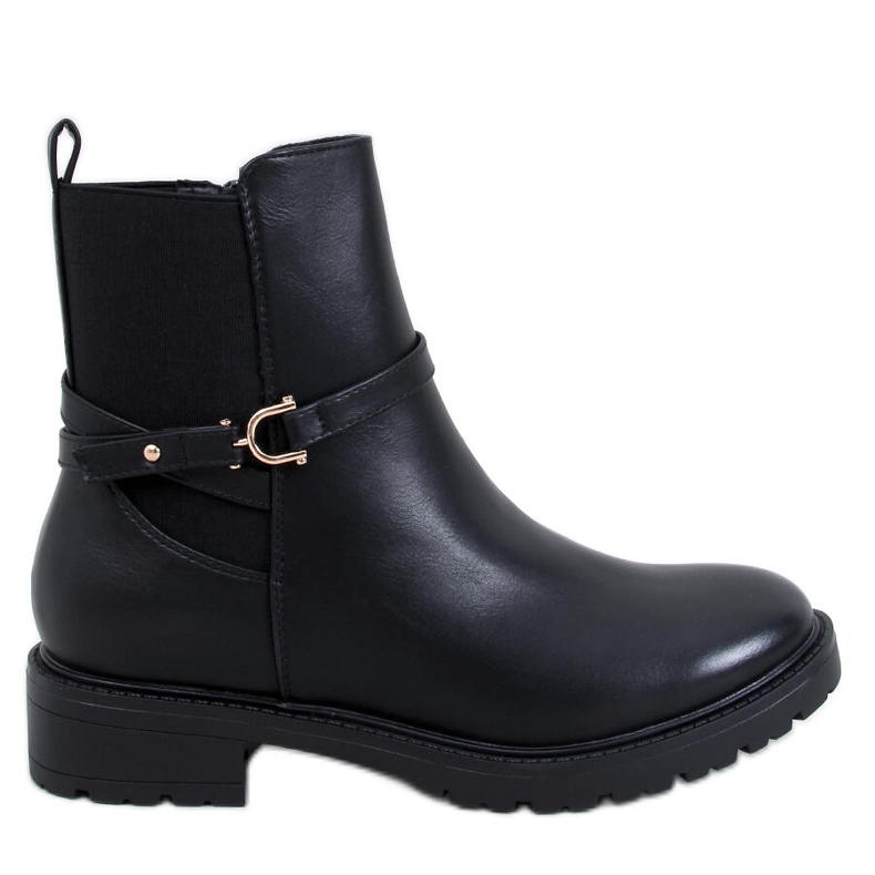 Botas Chelsea clássicas femininas Royle Black preto