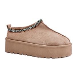 Chinelos Bege Modelo 877-1 Chinelos Bege Modelo 877-1