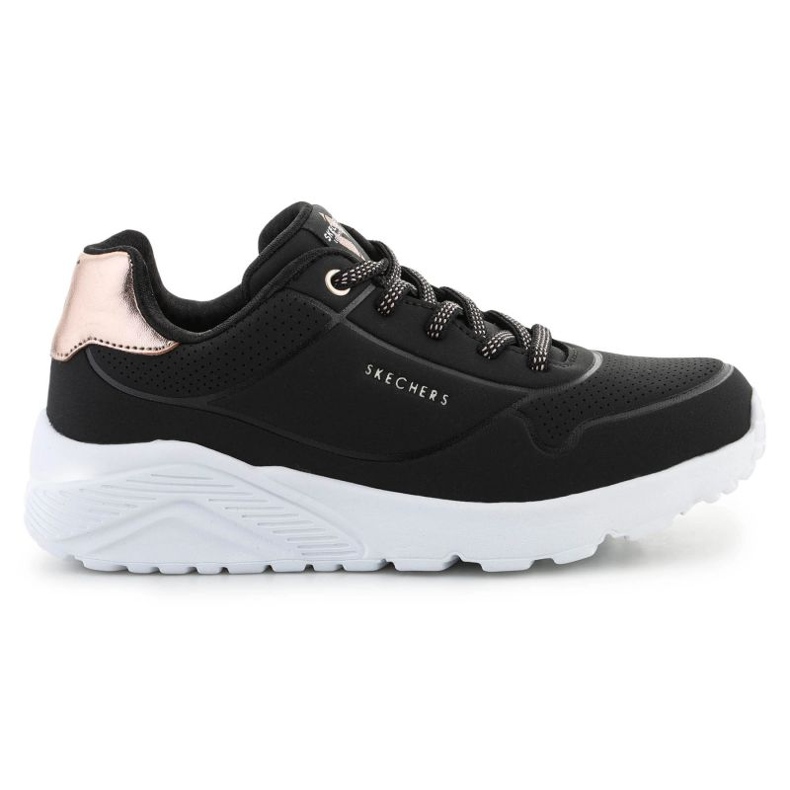 Sapatos Skechers Uno Lite Metallic Mode 310384L-BLK preto