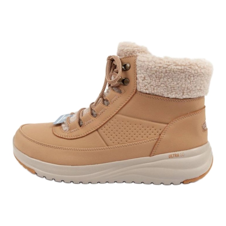 Calçados esportivos femininos Skechers On-The-Go 144756/CSNT castanho