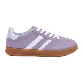 Tênis esportivo feminino baixo, roxo