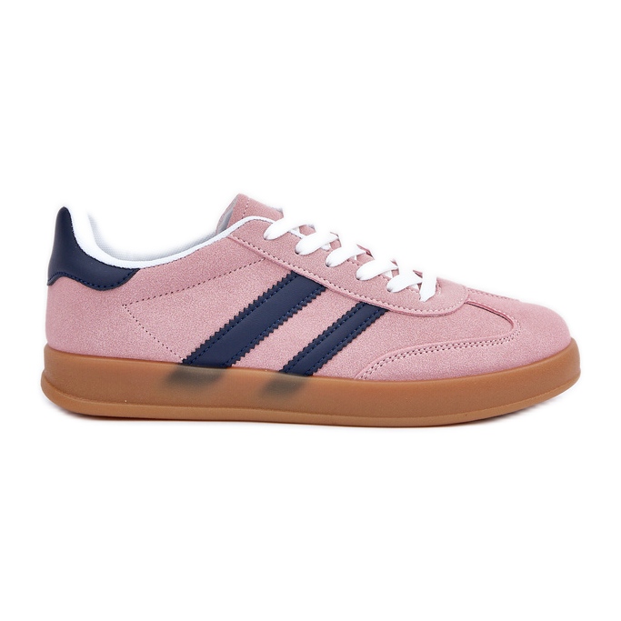 Tênis esportivo feminino baixo, rosa