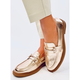 Mocassins femininos Ferdis Gold dourado