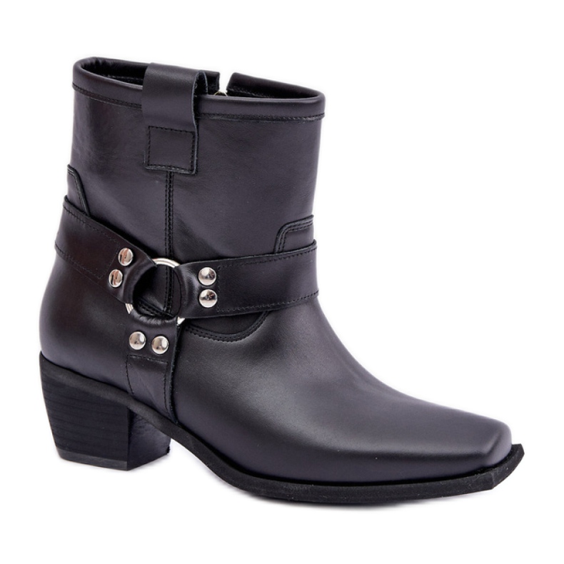 Botas femininas sem isolamento Zazoo 3444/2 pretas preto
