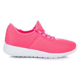 Mckeylor sapatos esportivos neon rosa