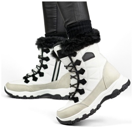 Botas altas de neve com isolamento, esportes de inverno, botas com isolamento, botas femininas com isolamento grosso branco Botas altas de neve com isolamento, esportes de inverno, botas com isolamento, botas femininas com isolamento grosso branco